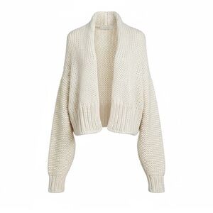 Free People Cream Knit Sweater